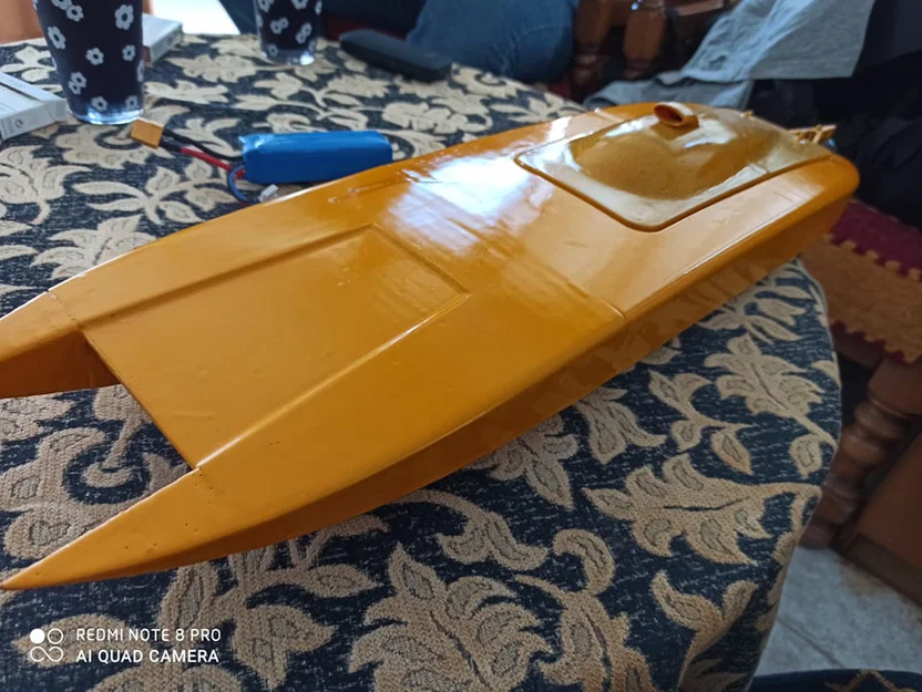 Mô hình thuyền điều khiển từ xa (RC Boat) Catamaran tốc độ cao - Image 3