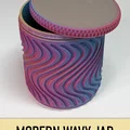 Hũ Gợn Sóng Hiện Đại (Modern Wavy Jar) - Thumbnail 1