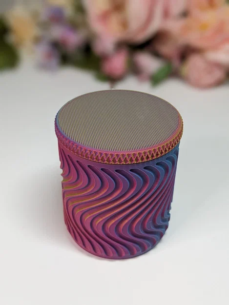 Hũ Gợn Sóng Hiện Đại (Modern Wavy Jar) - Image 2