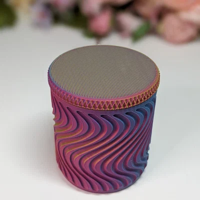 Hũ Gợn Sóng Hiện Đại (Modern Wavy Jar)