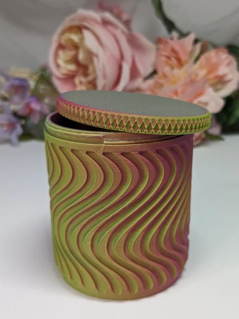 Hũ Gợn Sóng Hiện Đại (Modern Wavy Jar) - Image 3