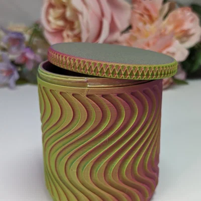 Hũ Gợn Sóng Hiện Đại (Modern Wavy Jar)