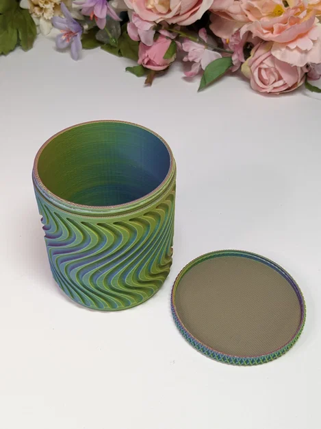 Hũ Gợn Sóng Hiện Đại (Modern Wavy Jar) - Image 4