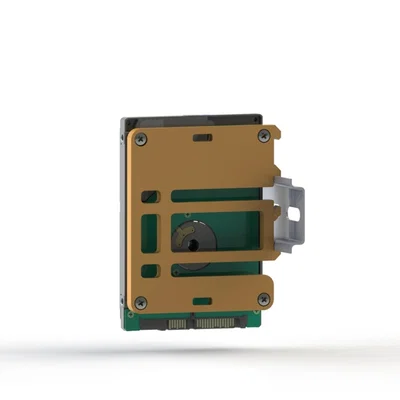 Ngàm gắn ổ cứng 2.5 inch lên thanh ray DIN chuyên dụng