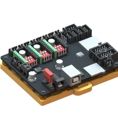 Giá đỡ mạch điều khiển MKS DLC32 gắn thanh ray DIN 35mm