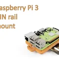 Giá gắn Raspberry Pi 3 lên thanh DIN (DIN rail mount) - Thumbnail 1