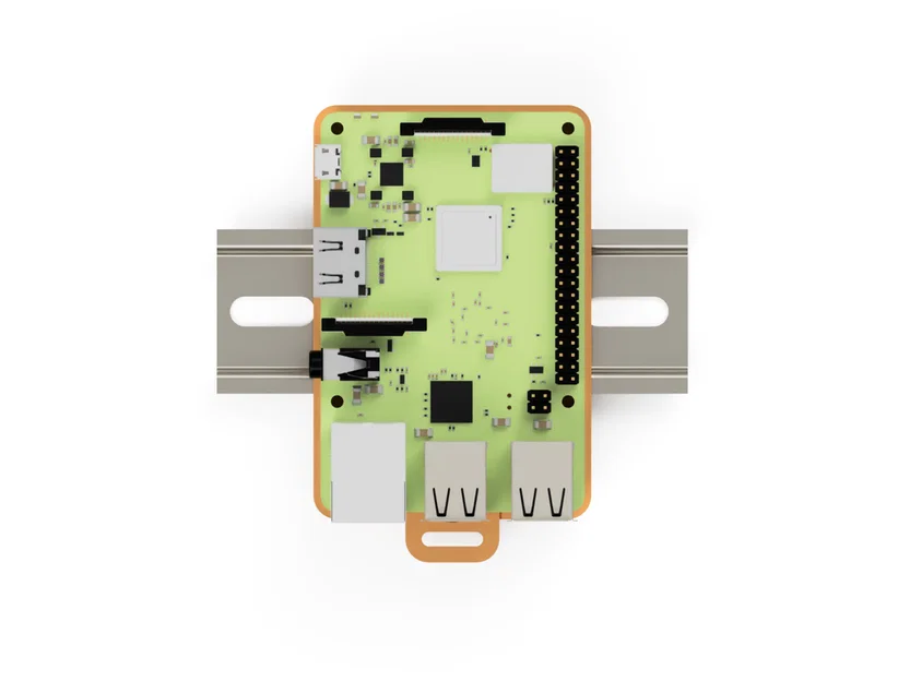 Giá gắn Raspberry Pi 3 lên thanh DIN (DIN rail mount) - Image 3