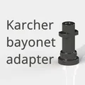 Đầu nối Bayonet cho máy rửa xe Karcher K3 K5 tự in 3D - Thumbnail 1