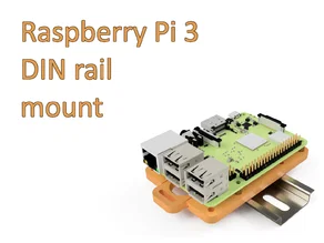 Ngàm gắn Arduino Nano lên DIN rail (DIN rail mount) tối giản - Image 5