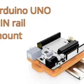 Ngàm gắn Arduino Nano lên DIN rail (DIN rail mount) tối giản - Thumbnail 10