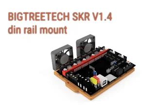 Ngàm gắn Arduino Nano lên DIN rail (DIN rail mount) tối giản - Image 12