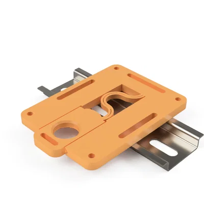 Giá đỡ module relay 4 kênh gắn ray DIN