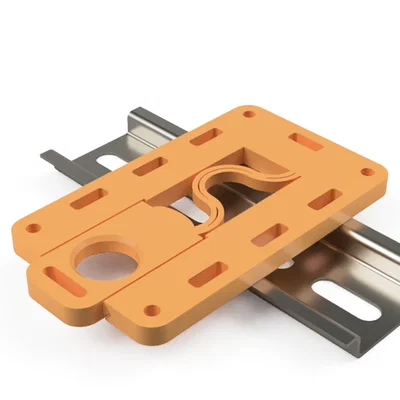 Ngàm gắn module DC-DC LTC3780 lên thanh DIN 35mm