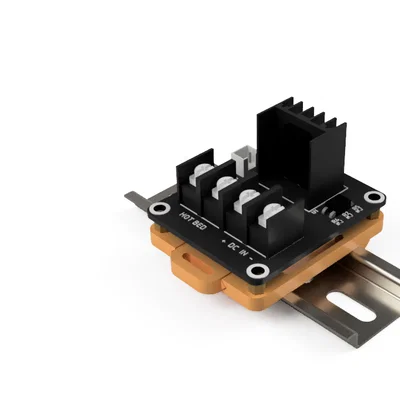 Giá đỡ module MOSFET 25A gắn ray DIN