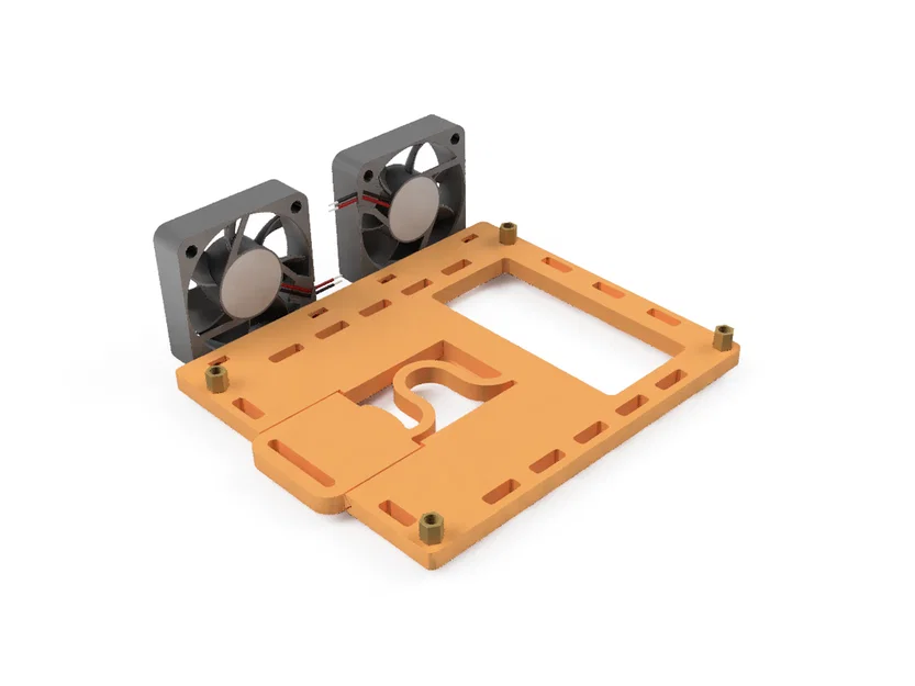 BIGTREETECH SKR 1.4 với gá DIN làm mát 4040 - Image 2