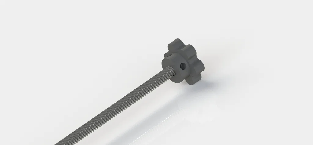 Tay quay trục vít me T8 cho máy CNC 3018 tiện lợi - Image 1