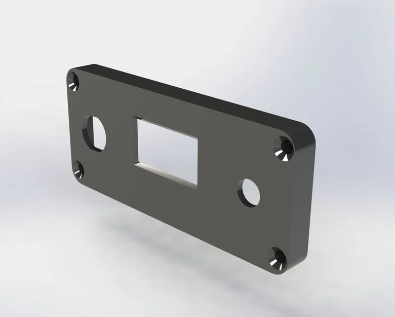 Mặt nạ 3D cho trạm hàn T12 STM32 (kích thước 38x88mm) - Image 1