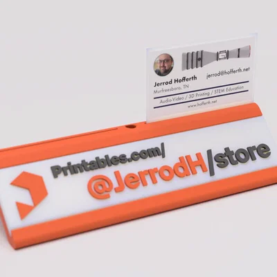 Bảng Tên Để Bàn Xếp Chồng Có Thể Thay Thế Biển Tên và Khe Cắm Thẻ