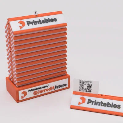 Bảng Tên Để Bàn Xếp Chồng Có Thể Thay Thế Biển Tên và Khe Cắm Thẻ