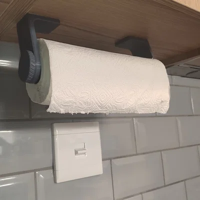 Giá Treo Giấy Lau Bếp Gắn Dưới Tủ (Under-Cabinet Paper Towel Holder)