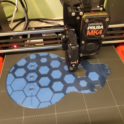 Mini Hex Ukulele Sopranino (tương thích Prusa Mini)