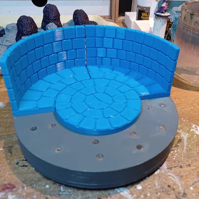 WDhex Revolving Labyrinth - Kết cấu đế (Base Construction)