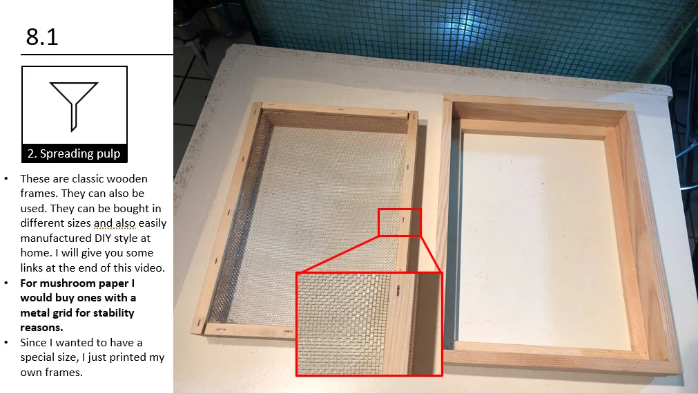 8.1 Khung làm giấy (Paper making Frame) in 3D - Image 7