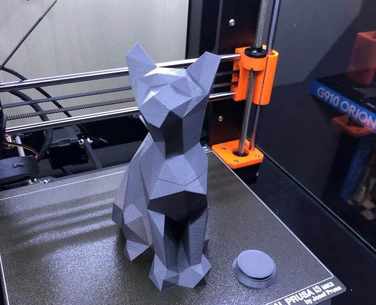 Heo đất mèo Low Poly Kitty Cat Bank - Image 1