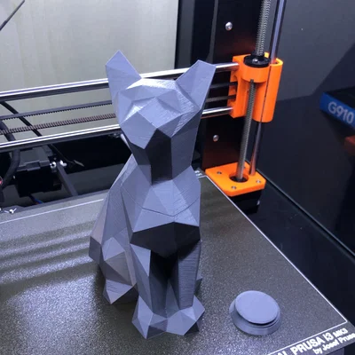 Heo đất mèo Low Poly Kitty Cat Bank
