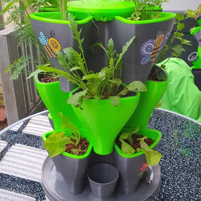 Hydroponic Style Tower Indoor – Tháp thủy canh để bàn trong nhà