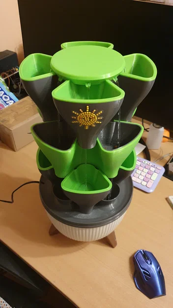 Hydroponic Style Tower Indoor – Tháp thủy canh để bàn trong nhà - Image 2