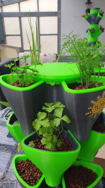 Hydroponic Style Tower Indoor – Tháp thủy canh để bàn trong nhà - Image 13