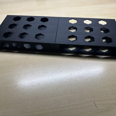 Ngăn kéo rack 19" (2 drawers) cao 1U