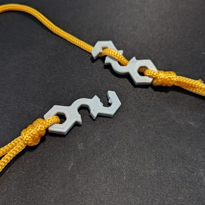 Tăng đưa dây Rope/Guy Line Tensioner (in 3D, không cần support)