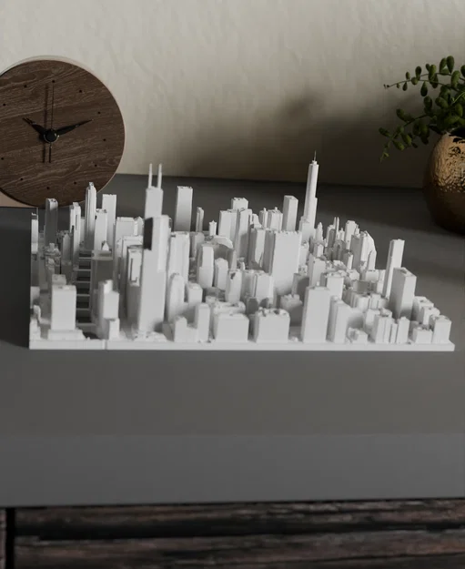 Chicago, IL Mini Cityscape Detailed – Mô hình cityscape Chicago mini siêu chi tiết - Image 2