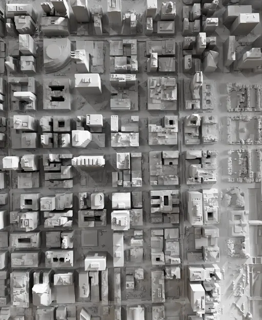Chicago, IL Mini Cityscape Detailed – Mô hình cityscape Chicago mini siêu chi tiết - Image 3