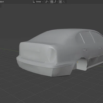 Mô hình xe Skoda Octavia 1U Sedan chất lượng cao dành cho in 3D