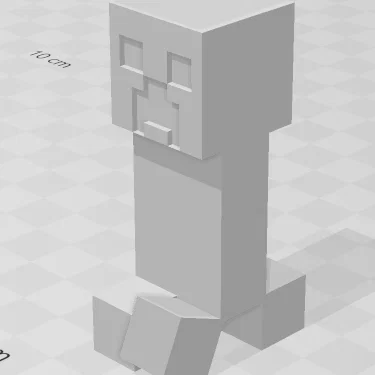 Mô hình Creeper từ Minecraft - File in 3D chi tiết và dễ thực hiện