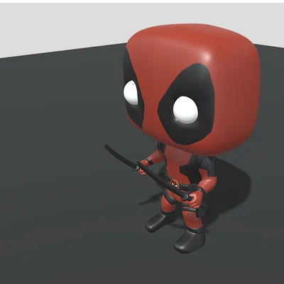 Mô hình Deadpool Funko Pop - File in 3D Marvel độc đáo