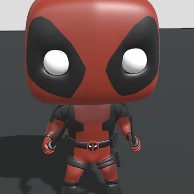 Mô hình Deadpool Funko Pop - File in 3D Marvel độc đáo