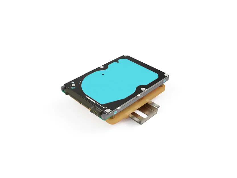 Gá gắn HDD/SSD 2.5 inch lên thanh DIN (DIN rail mount) - Image 2