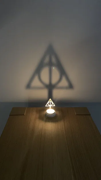 Harry Potter - Deathly Hallows tea light / Svícen - Image 1