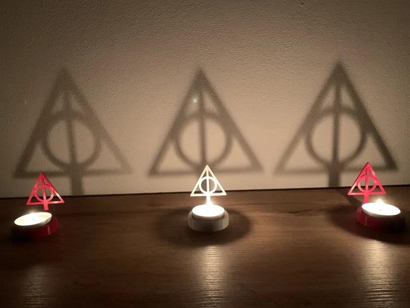Harry Potter - Deathly Hallows tea light / Svícen - Image 2