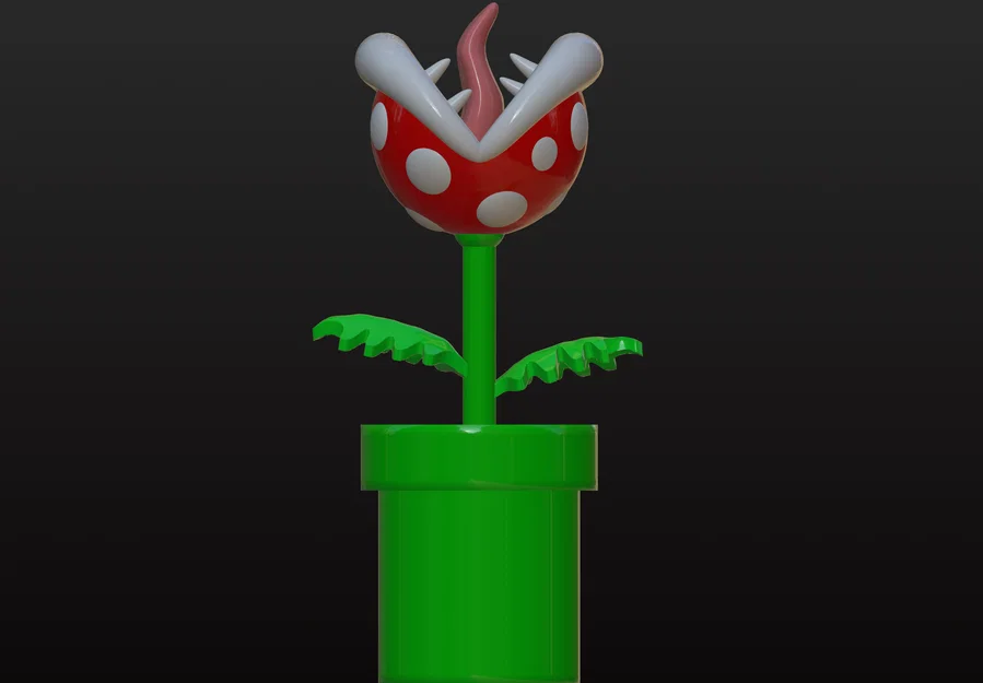 Mô hình 3D Cây ăn thịt Piranha Plant từ Super Mario siêu đáng yêu - Image 1