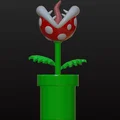 Mô hình 3D Cây ăn thịt Piranha Plant từ Super Mario siêu đáng yêu - Thumbnail 1