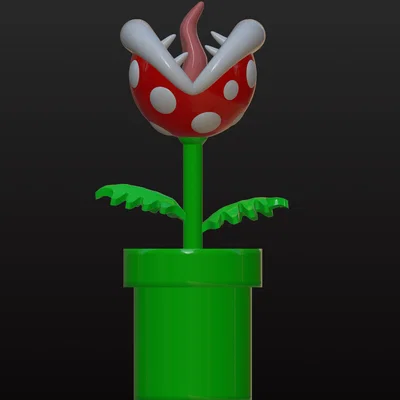 Mô hình 3D Cây ăn thịt Piranha Plant từ Super Mario siêu đáng yêu