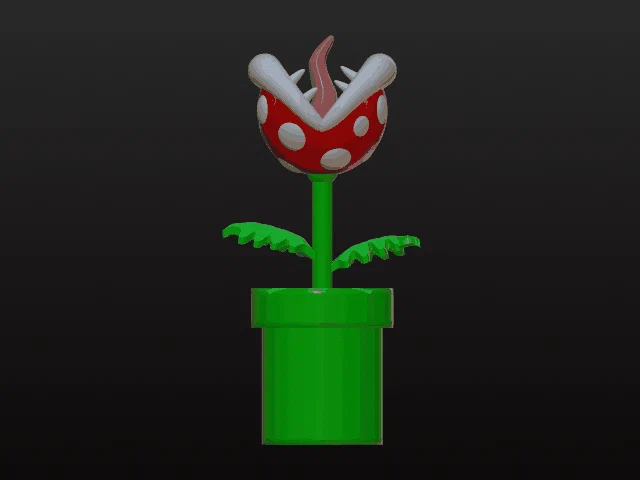 Mô hình 3D Cây ăn thịt Piranha Plant từ Super Mario siêu đáng yêu - Image 2