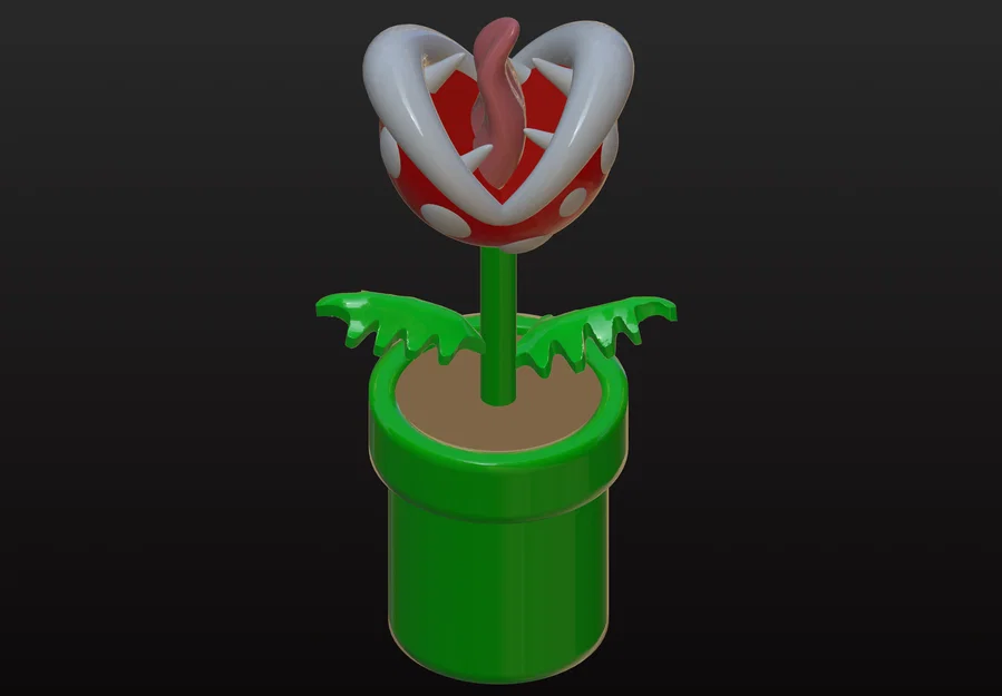 Mô hình 3D Cây ăn thịt Piranha Plant từ Super Mario siêu đáng yêu - Image 3