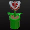 Mô hình 3D Cây ăn thịt Piranha Plant từ Super Mario siêu đáng yêu - Thumbnail 3