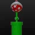 Mô hình 3D Cây ăn thịt Piranha Plant từ Super Mario siêu đáng yêu - Thumbnail 4
